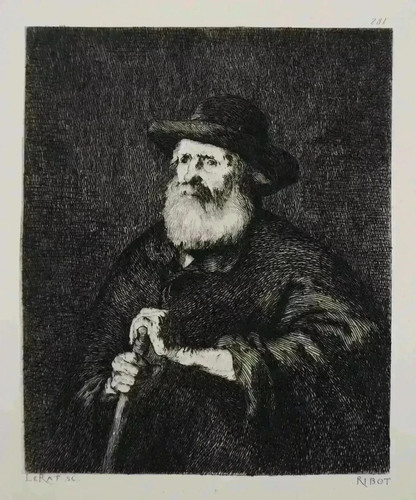 Theodule ribot etching - theodule,