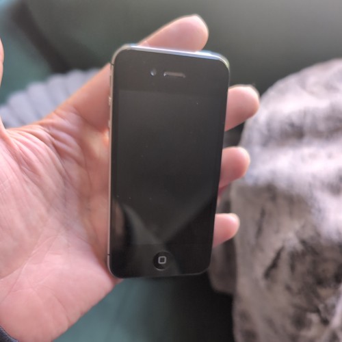 Apple iphone black - black, retro