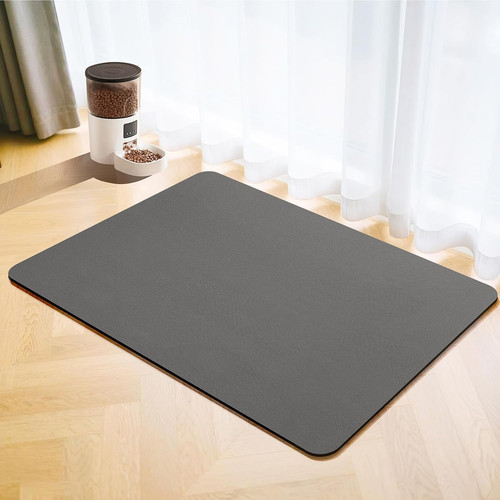 Absorbent dog bowls - mat, for