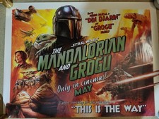 The Mandalorian and Gorgu UK Quad 30 x 40