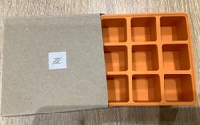 Nespresso Collections orange ice cube tray, new in box