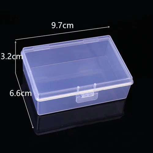 Mini square clear plastic - mini,