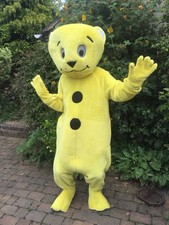 Yellow Bear Mascot Costume /