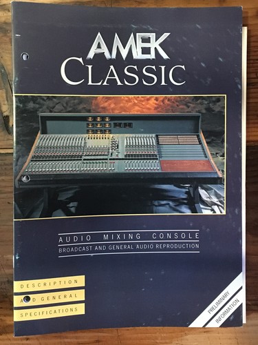 Amek classic audio mixing - classic,