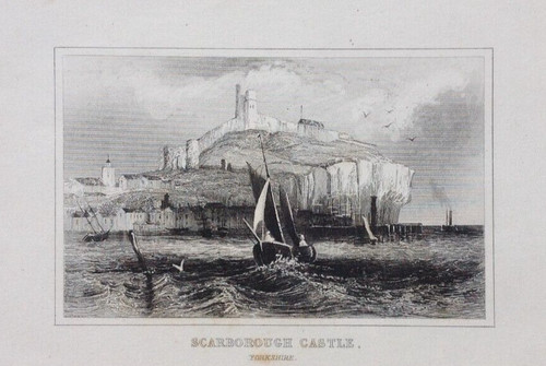 Scarborough castle yorkshire - castle, ,
