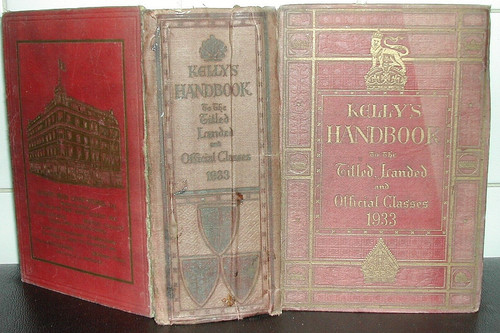 1933 kelly directory - kelly’s,