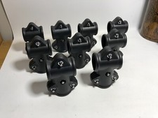 Alesis Yamaha Roland Drum Kit rack 3 Way T Bracket Clamp Mount 38mm SILVER SCREW