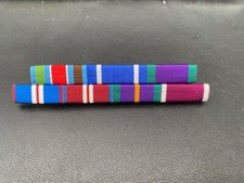 MEDAL RIBBON BAR - 7 SPACE FULL SIZE - PINNED or STUDDED or SEWN