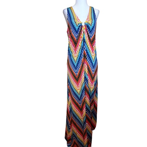 Trina turk chevron maxi dress - chevron,