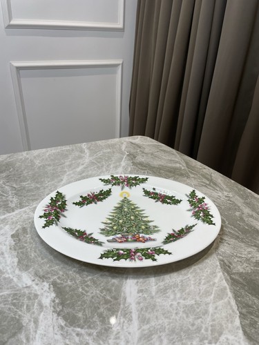 Christmas tree serving plate - christmas,