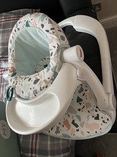 Fisher-Price Portable Baby Chair with Tray Sit-Me-Up Floor Seat, Pacific Pebble