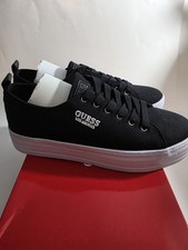 GUESS Black Fabric Sneakers
