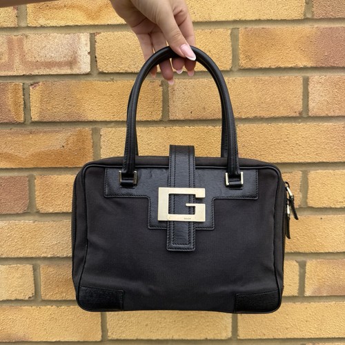 Vintage gucci black square - black, g