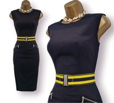 Karen Millen UK 10 Navy Blue