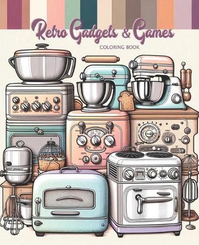 Retro gadgets games coloring - gadgets, &