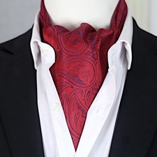 Large Red with Blue Paisley