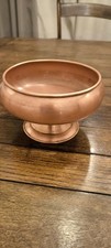 Vintage Copper Footed Dish