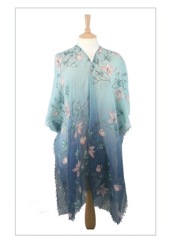 Black ginger magnolia blue - black,