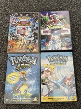 4 Pokémon Movie DVDs With