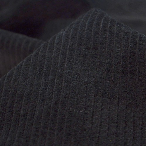 Black velvet corduroy cotton - corduroy,