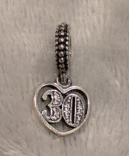 Brand New Genuine Pandora 30th Birthday Charm
