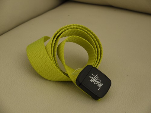 Stussy webbed lime belt - belt, size