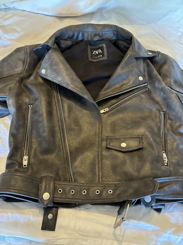 Zara men biker jacket size - size, s