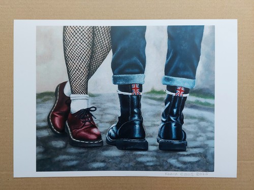Skinhead couple martens - skinhead, in