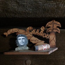 Che, Cuba and Cigar wooden