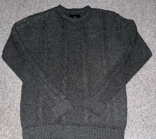 Grey holister cable knit - grey,