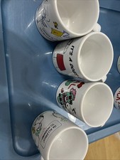 4 Vintage Snoopy Collectors Mugs By Colouroll