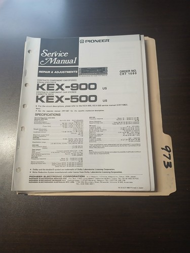 Pioneer kex 900 - pioneer, kex-500