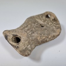 Antique Terracotta Oil Lamp