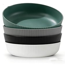 4-Color Set Pasta Bowls Large