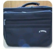 Delsey Black Cabin Bag with Handle and Shoulder Strap, 39cm x 30cm x 16cm