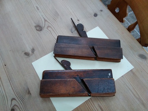 Vintage moulding planes - moulding,