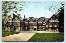 POSTCARD OSWESTRY - PARK HALL - 1905 - RUABON HIGHAM VILLAS ADDRESS