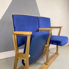 Antique Folding Cinema Chairs
