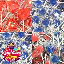 Heart Lollipops Red Blue Love