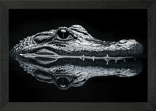 Alligator head water - alligator, in