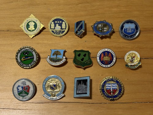 Bowling club badges 14 - badges,