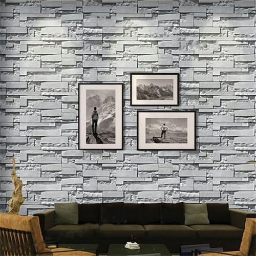Gray natural slate stone tile - gray,