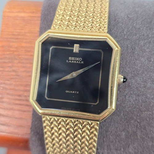 Seiko lassale quartz gold tone - quartz, gold-tone