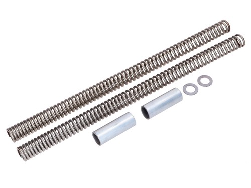 Spring set front fork with