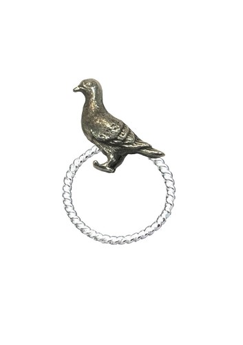Z63 pigeon pin brooch - pigeon,