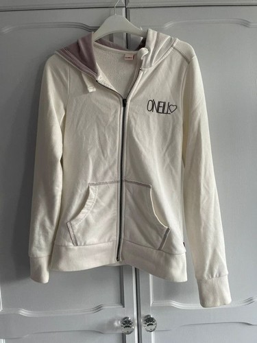 Neill white zip hoodie - white, up