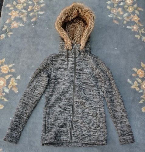 Hoodie with faux fur lined - fur,