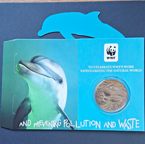Royal mint wwf dolphin - royal,