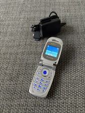 Sagem MYC2-3 Flip Mobile Phone EE Network Fully Working Rare Retro Lilac Silver