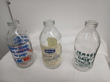 vintage advertising glass milk